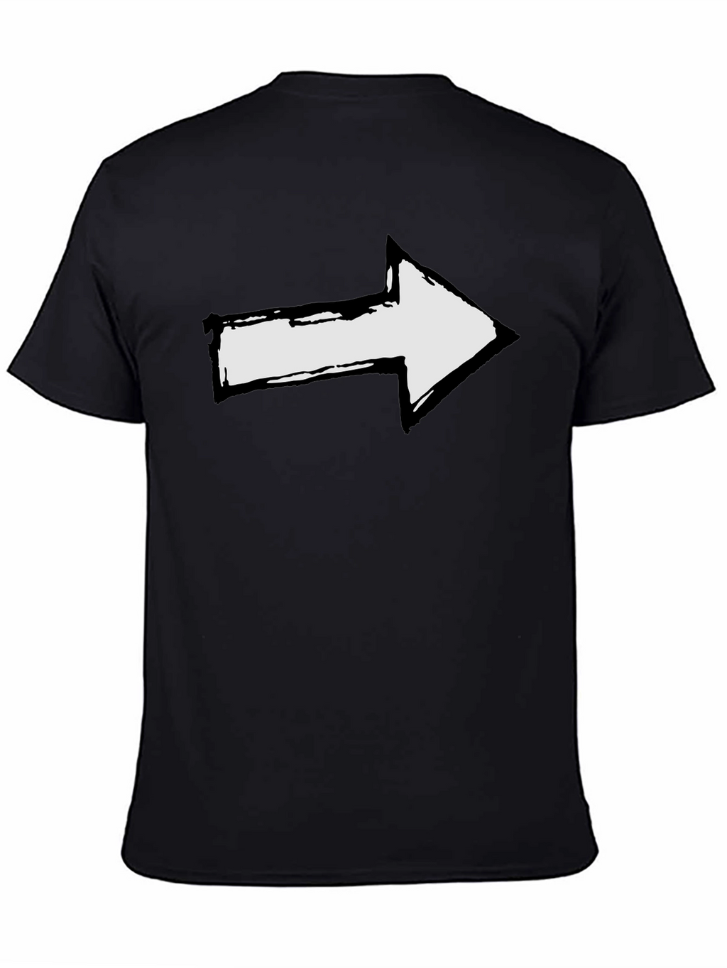 Right Arrow Graphic Tee - Bold Direction T-Shirt