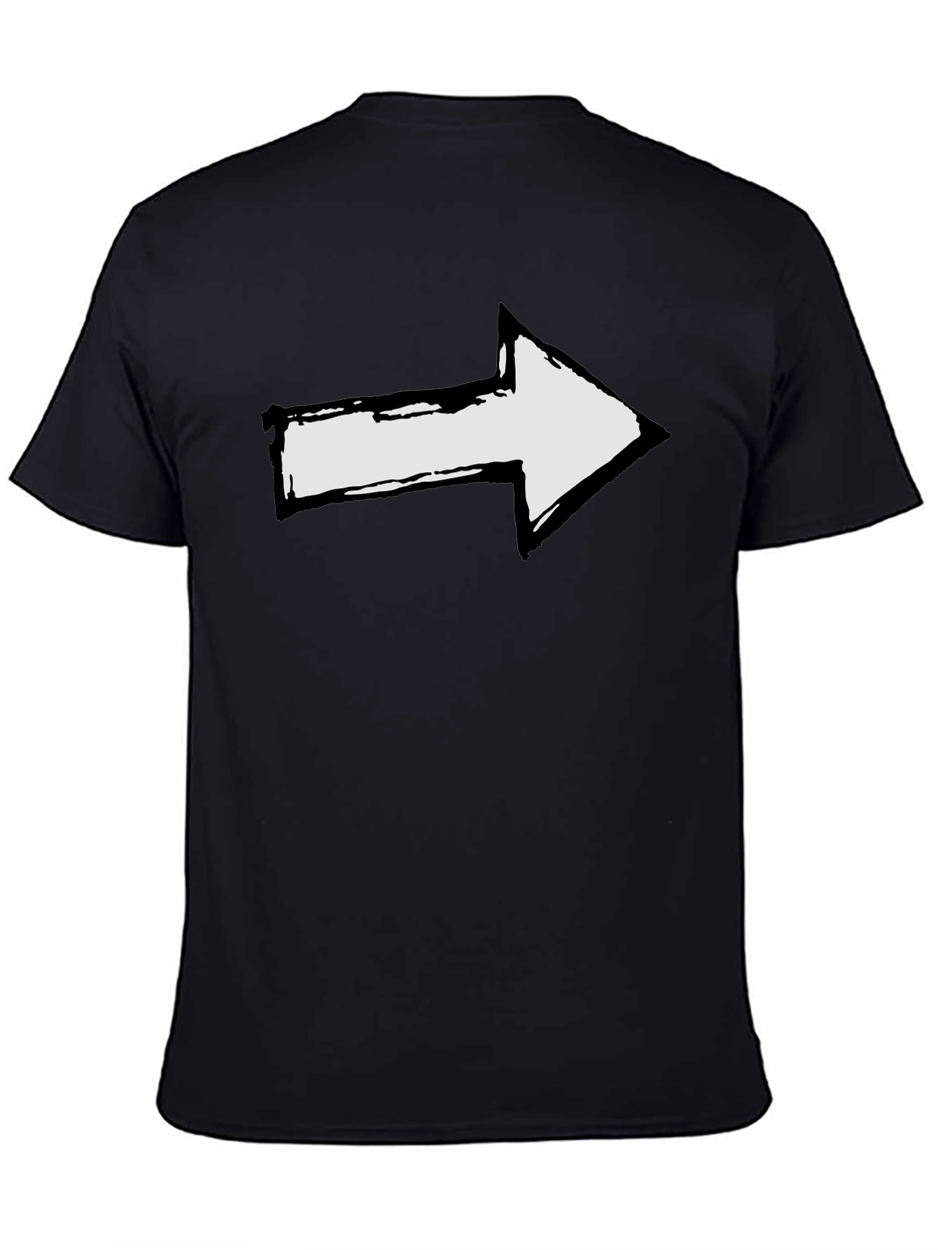 Right Arrow Graphic Tee - Bold Direction T-Shirt