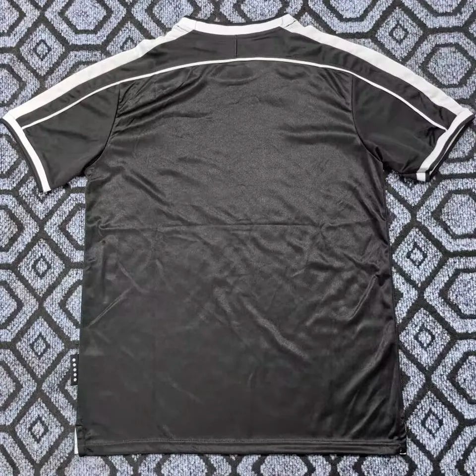 1998 Brazil Black Retro Soccer Jersey Back