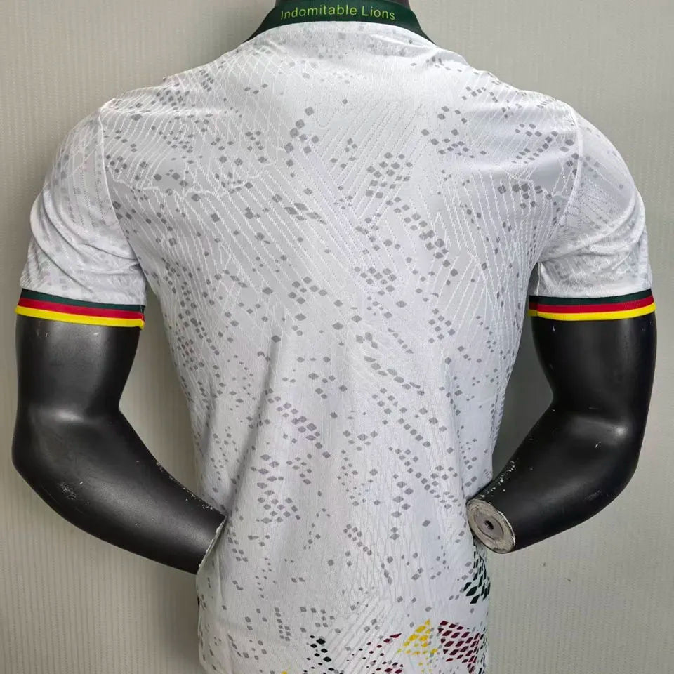 2026/27 Cameroon Away Whitre Player Version Soccer Jersey Back