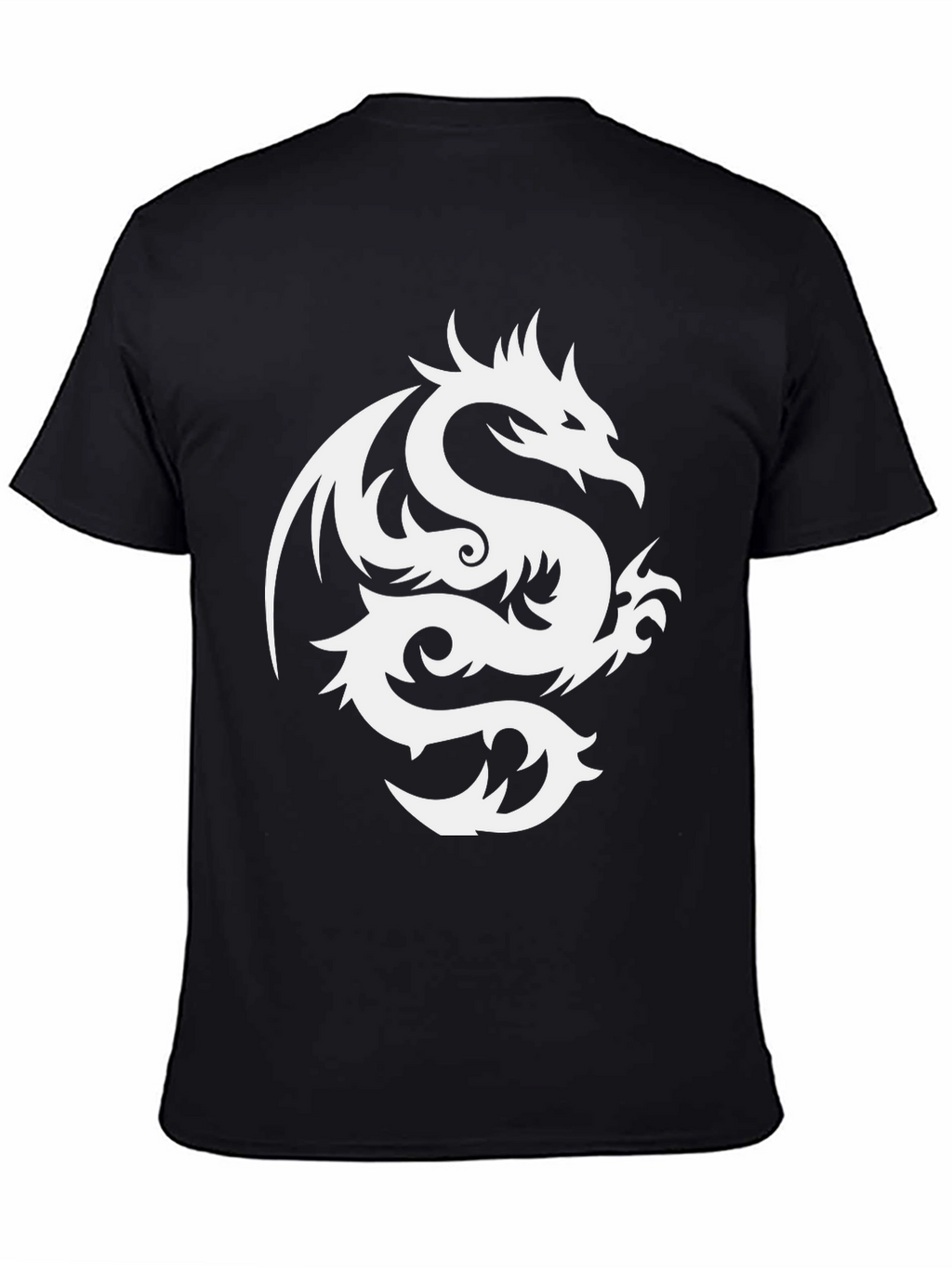 Dragon Graphic Tee - Stylish Black T-Shirt