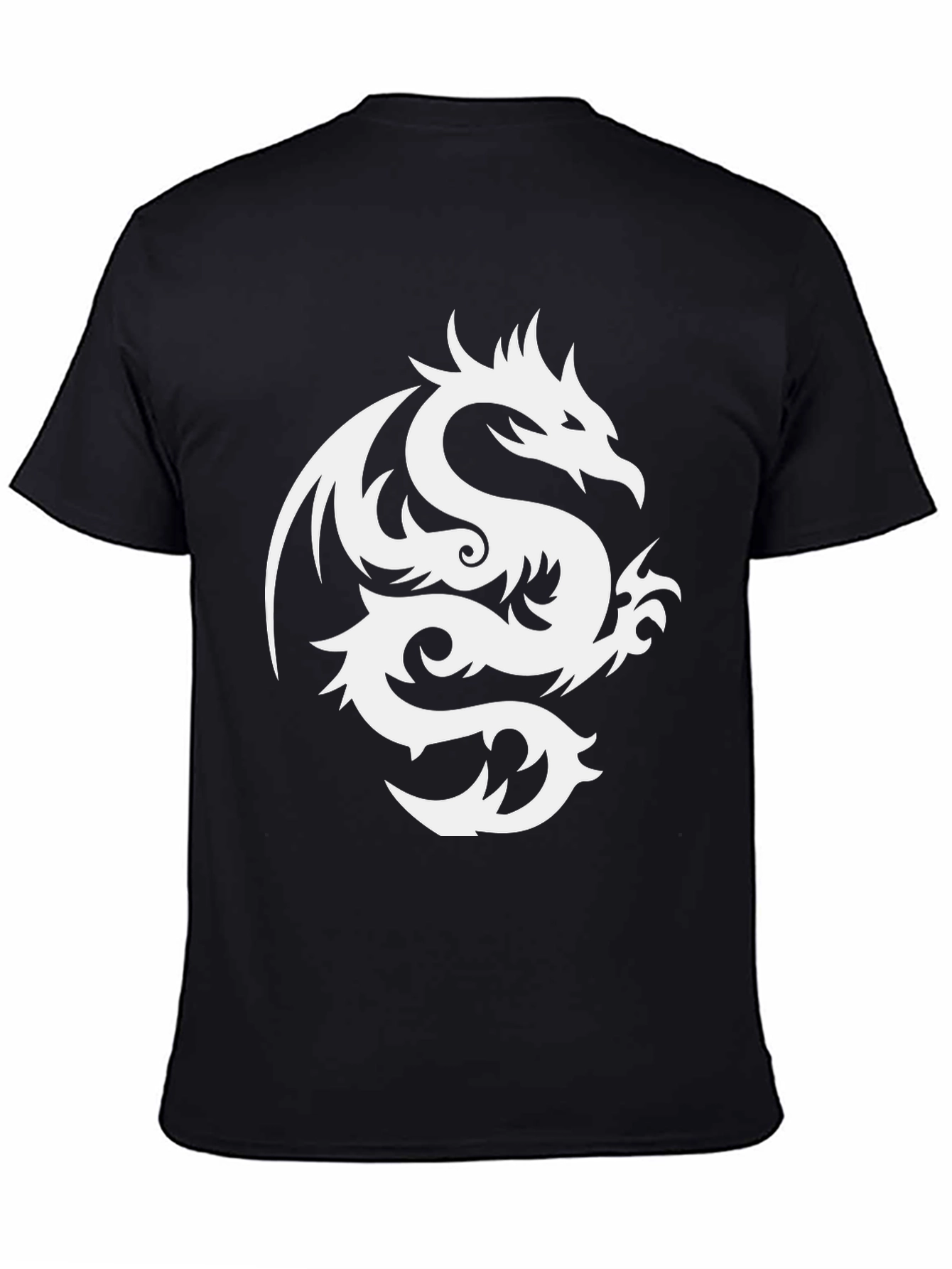 Dragon Graphic Tee - Stylish Black T-Shirt