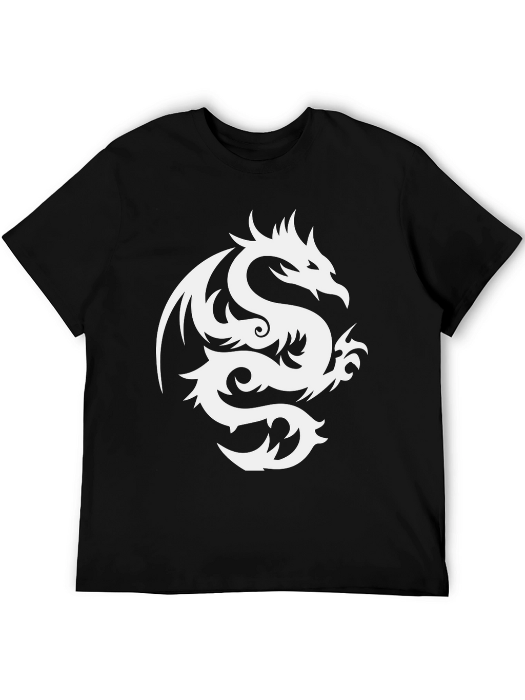 Dragon Graphic Tee - Stylish Black T-Shirt