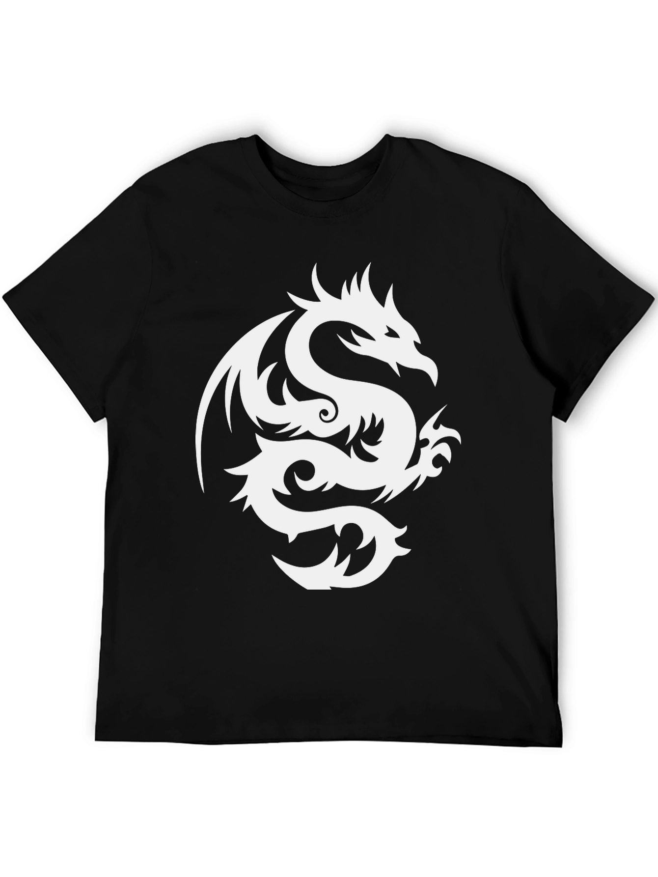 Dragon Graphic Tee - Stylish Black T-Shirt