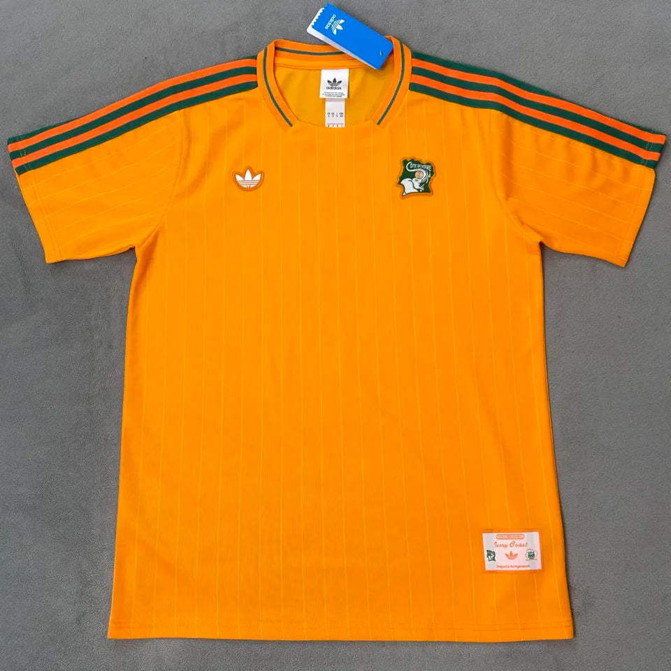 2026/27 Ivory Coast Retro Style Fans Soccer Jersey Front