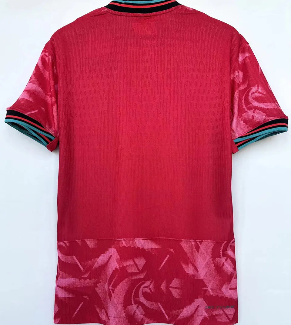 2024/25 South Korea Home Red Player Version Soccer Jersey Detail 1
