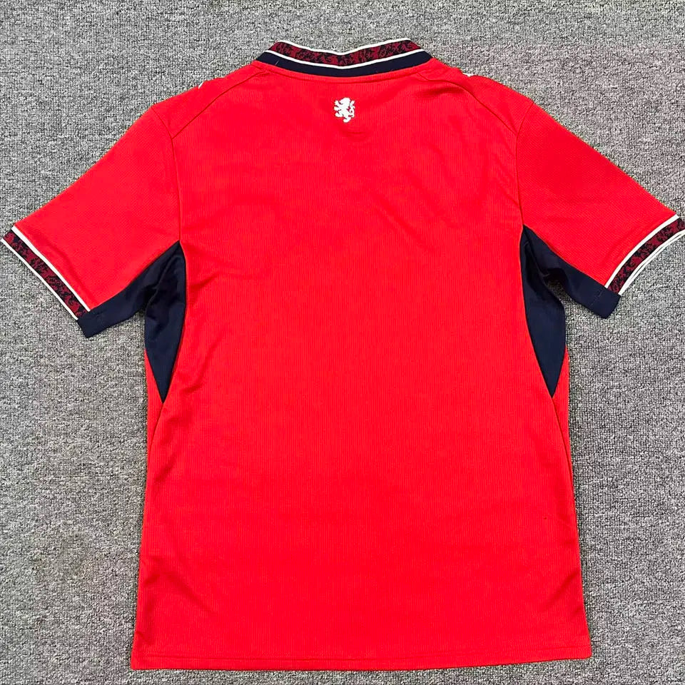 2026/27 Czech Republic Home Red Fans Soccer Jersey Back