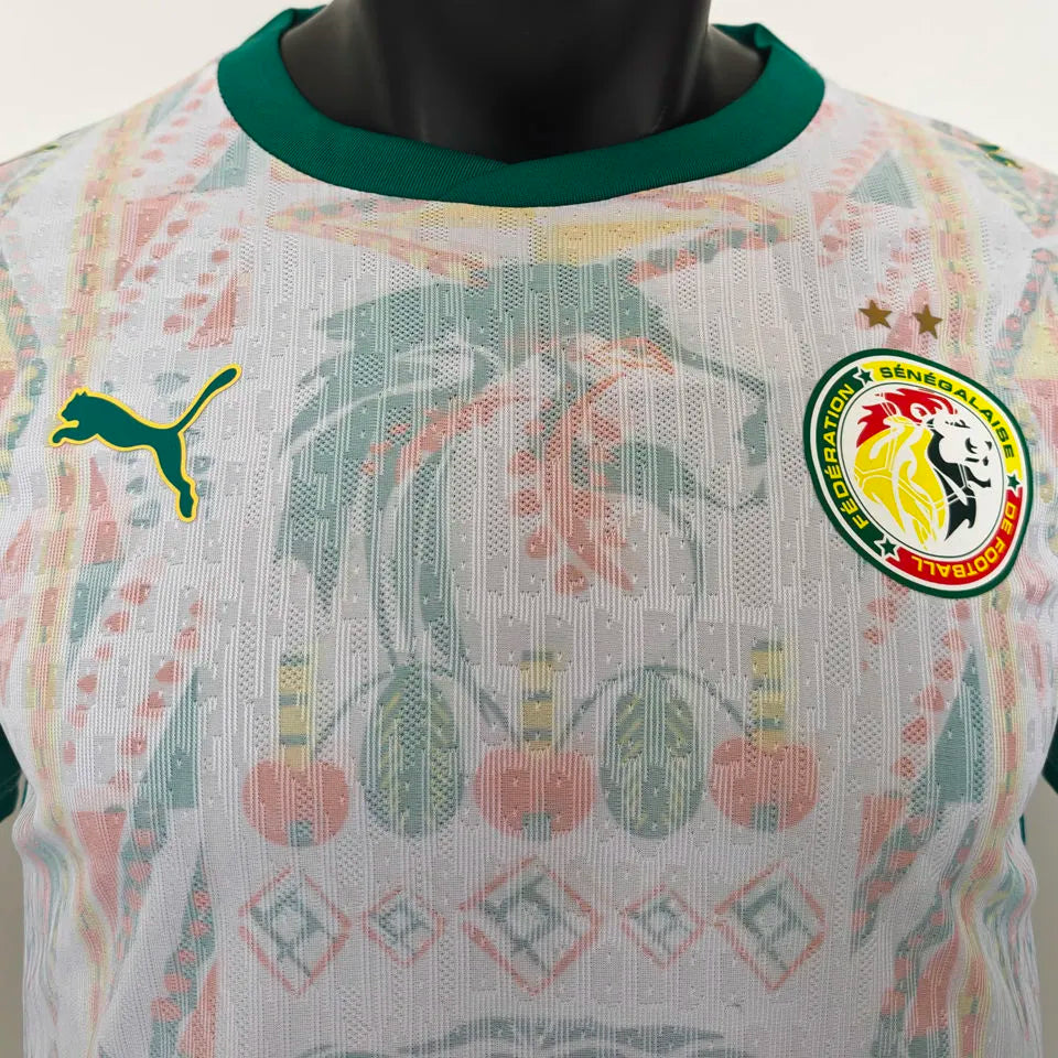 2026/27 Senegal Home White Player Version Soccer Jersey 2 星 Detail 1