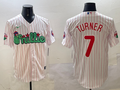 Men's Philadelphia Phillies Trea Turner #7 White Replica Team Jerseys