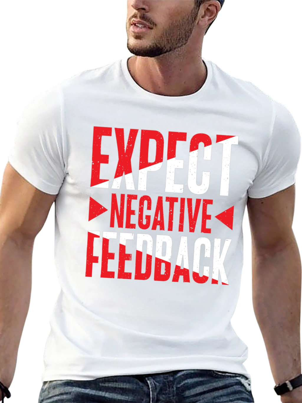 Expect Negative Feedback Graphic Tee
