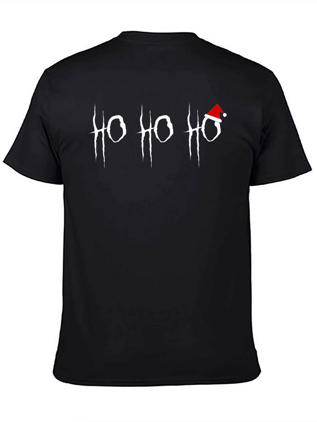 Ho Ho Ho Graphic Tee - Gothic Holiday Style
