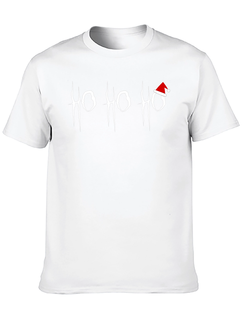 Ho Ho Ho Graphic Tee - Gothic Holiday Style