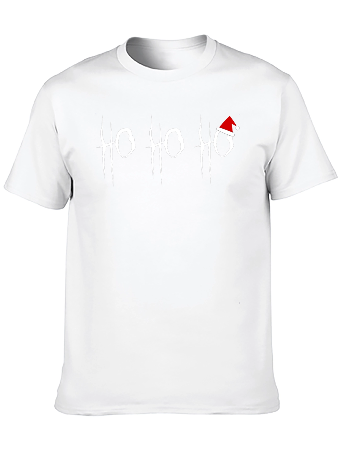 Ho Ho Ho Graphic Tee - Gothic Holiday Style