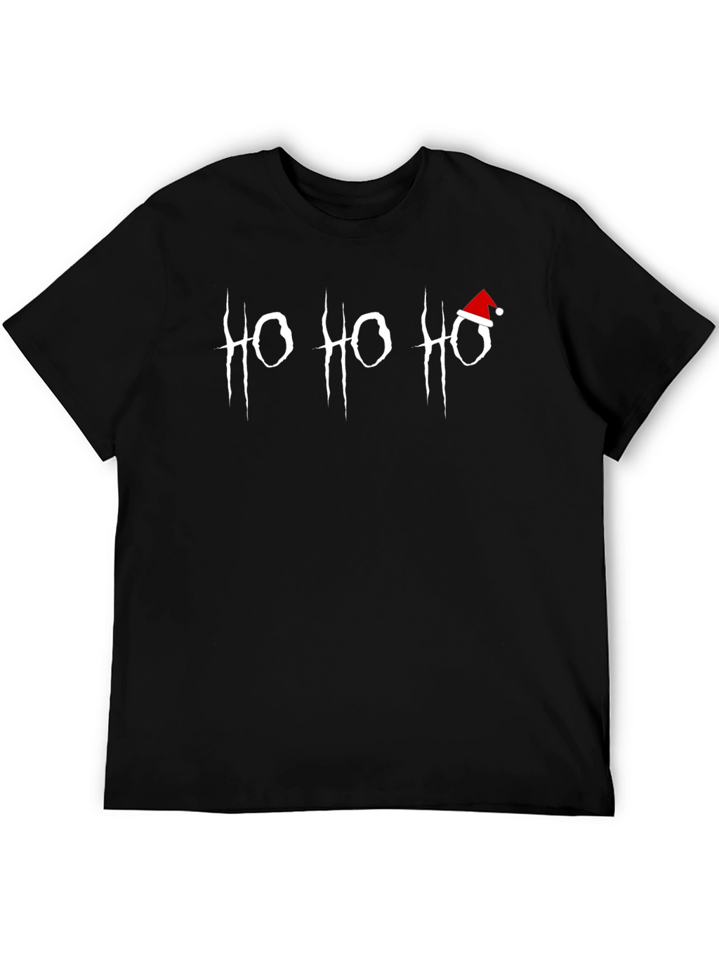 Ho Ho Ho Graphic Tee - Gothic Holiday Style