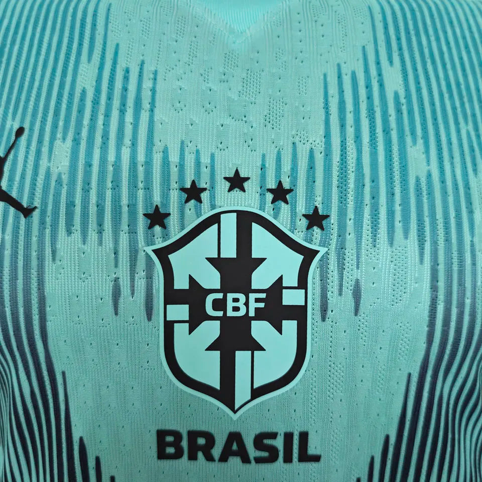 2026/27 Brazil Goalkeeper Player Version Soccer Jersey Detail 2