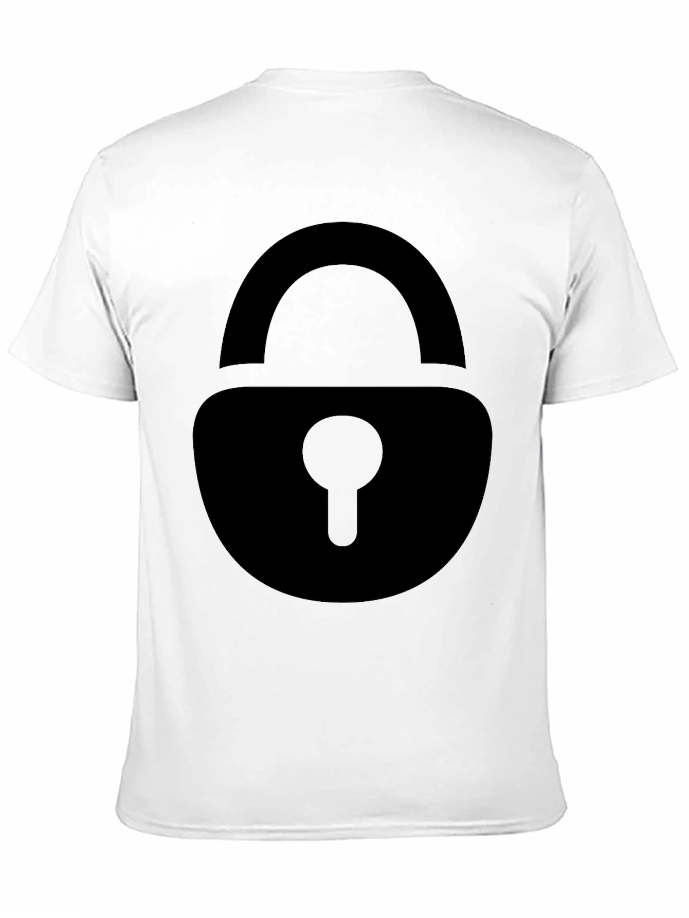 Lock Graphic Tee - Secure Style