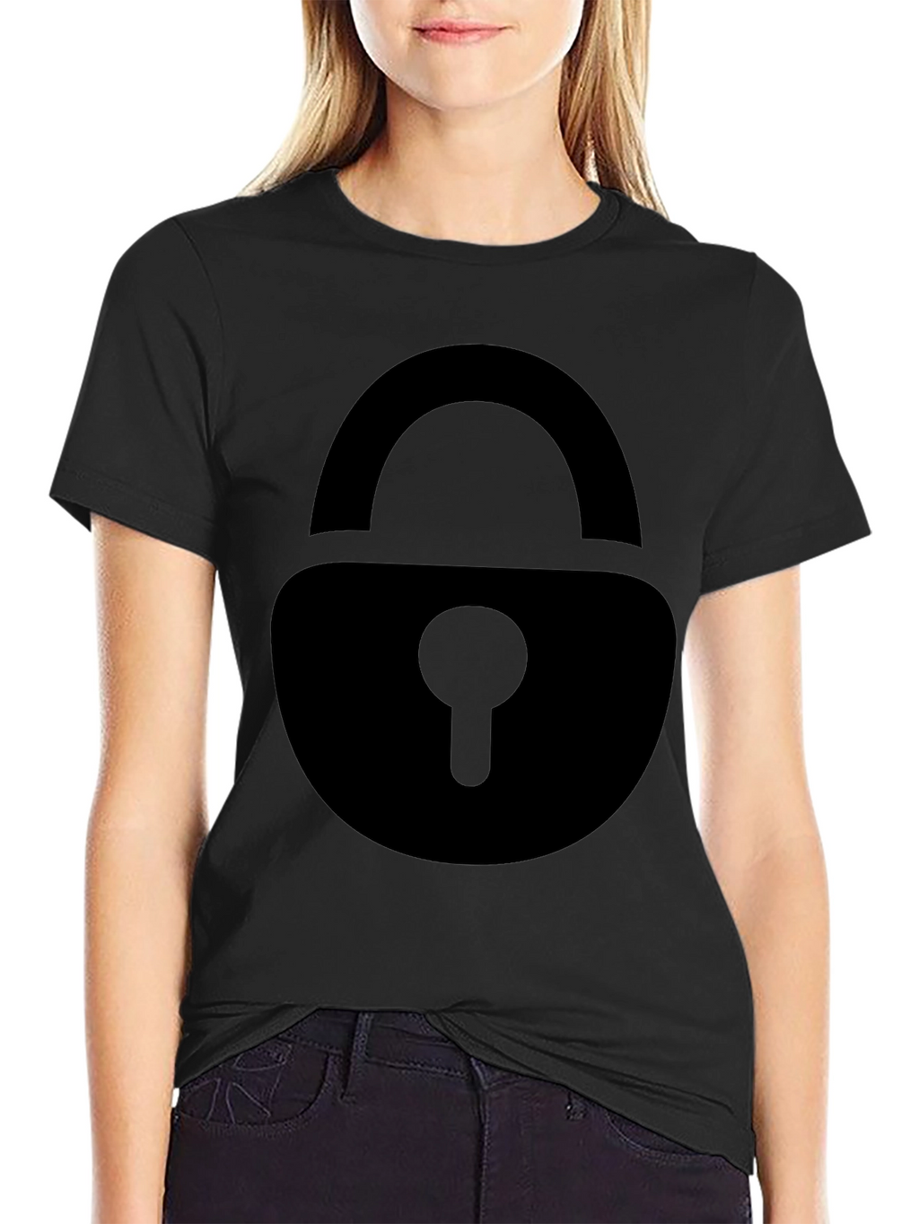 Lock Graphic Tee - Secure Style