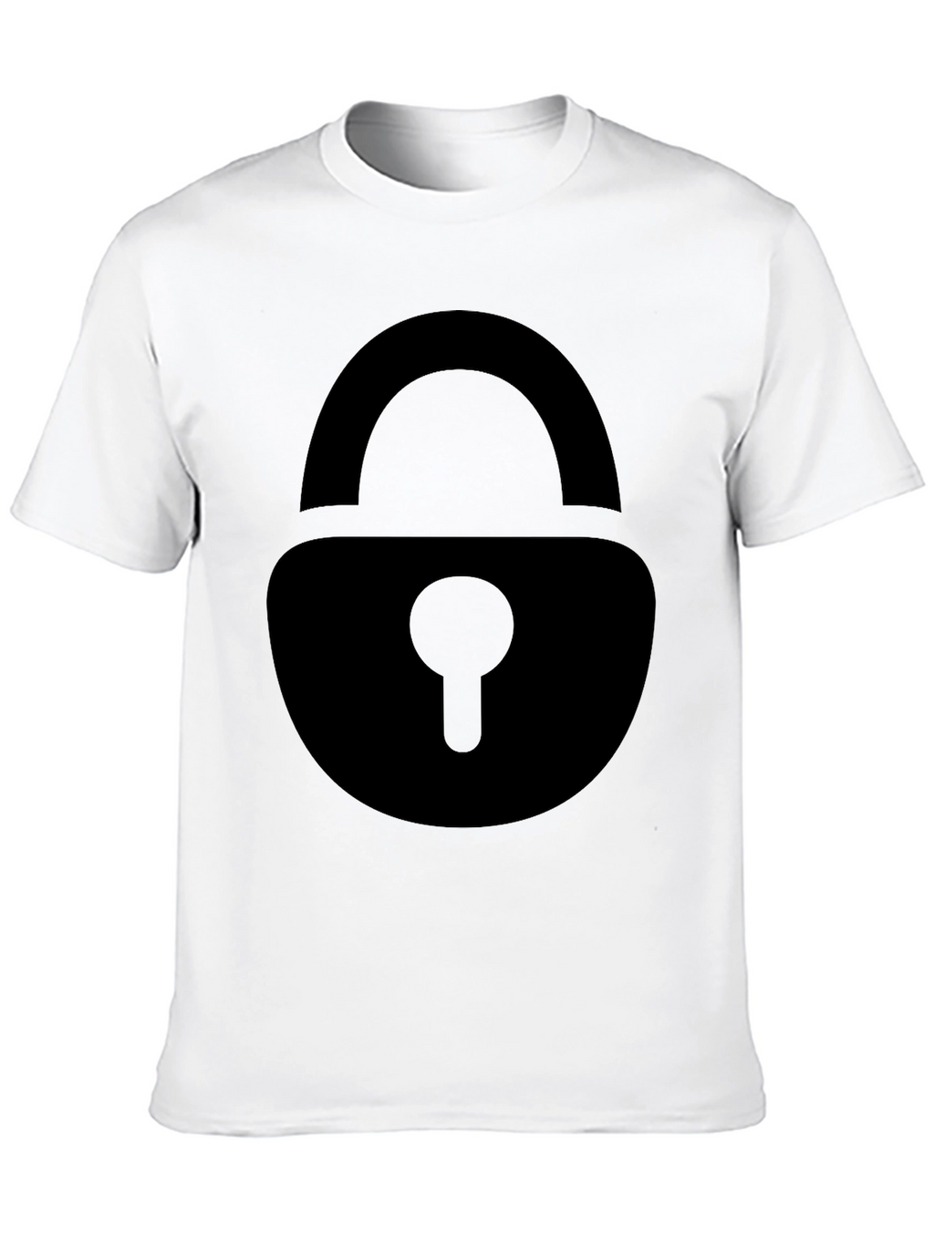 Lock Graphic Tee - Secure Style