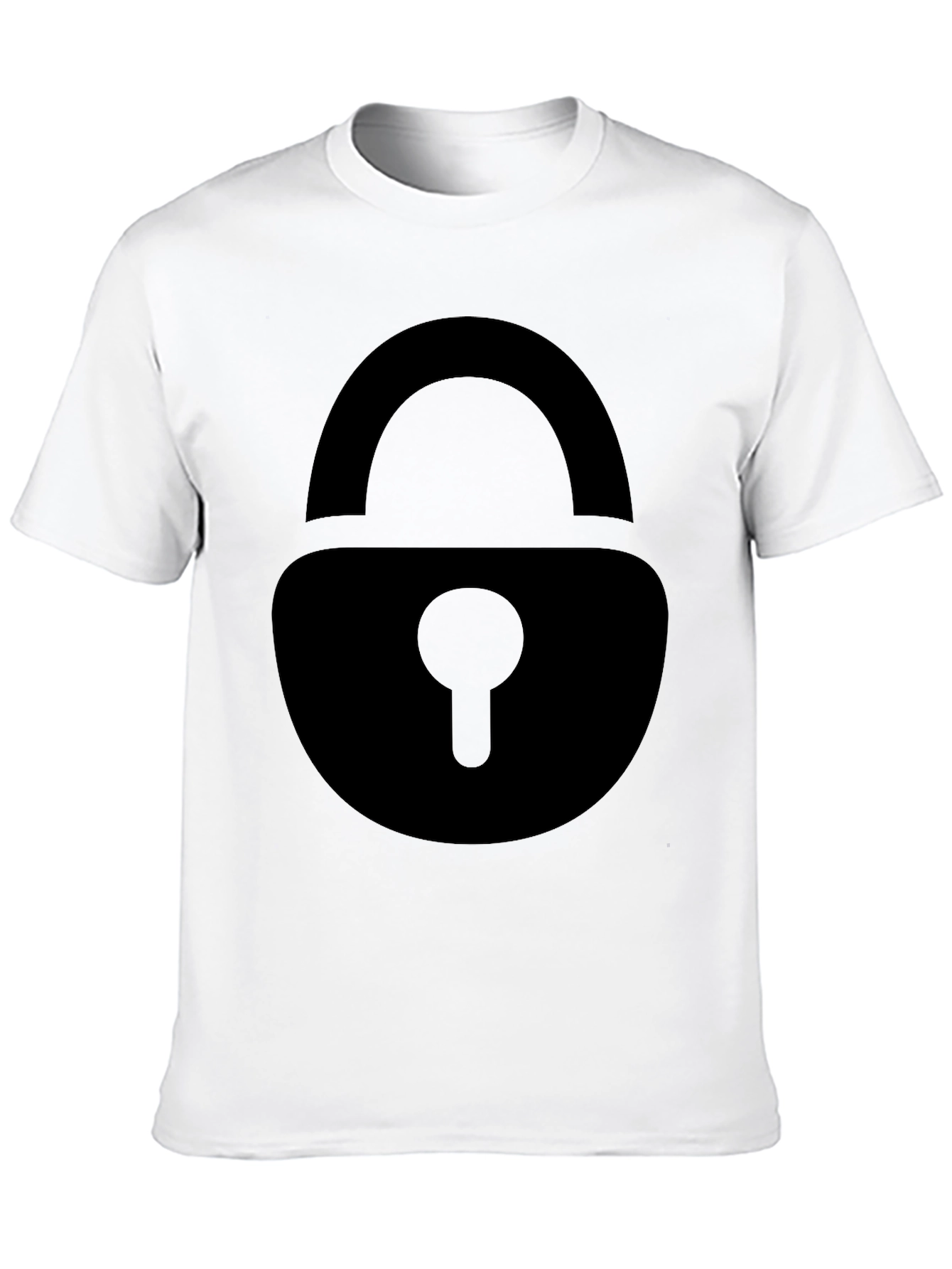 Lock Graphic Tee - Secure Style
