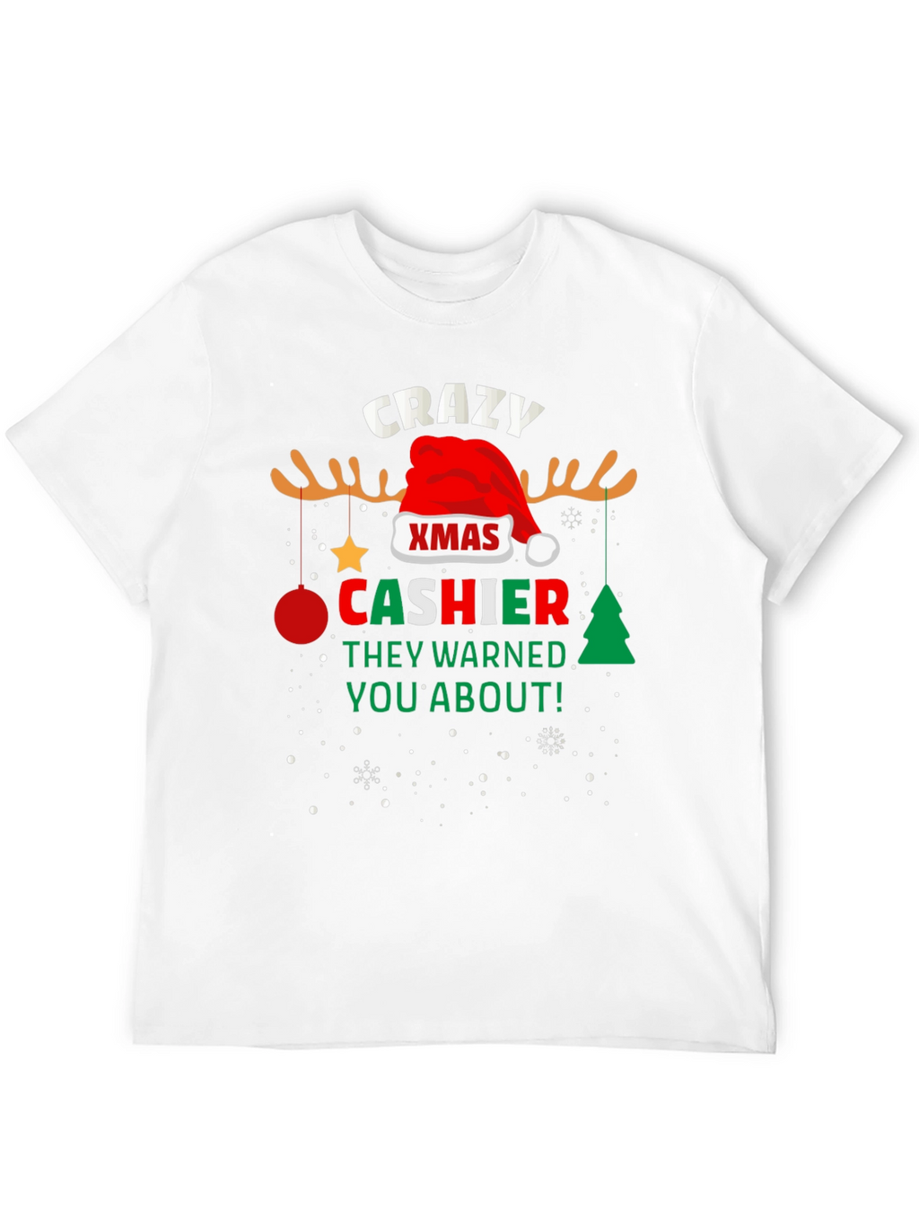 Crazy Xmas Cashier T-Shirt