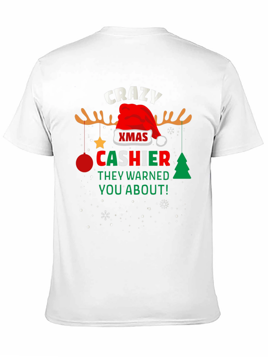 Crazy Xmas Cashier T-Shirt