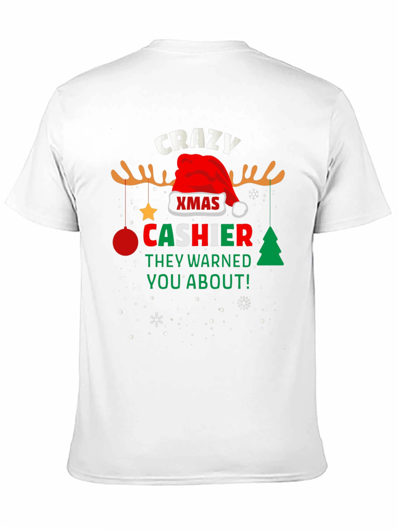 Crazy Xmas Cashier T-Shirt