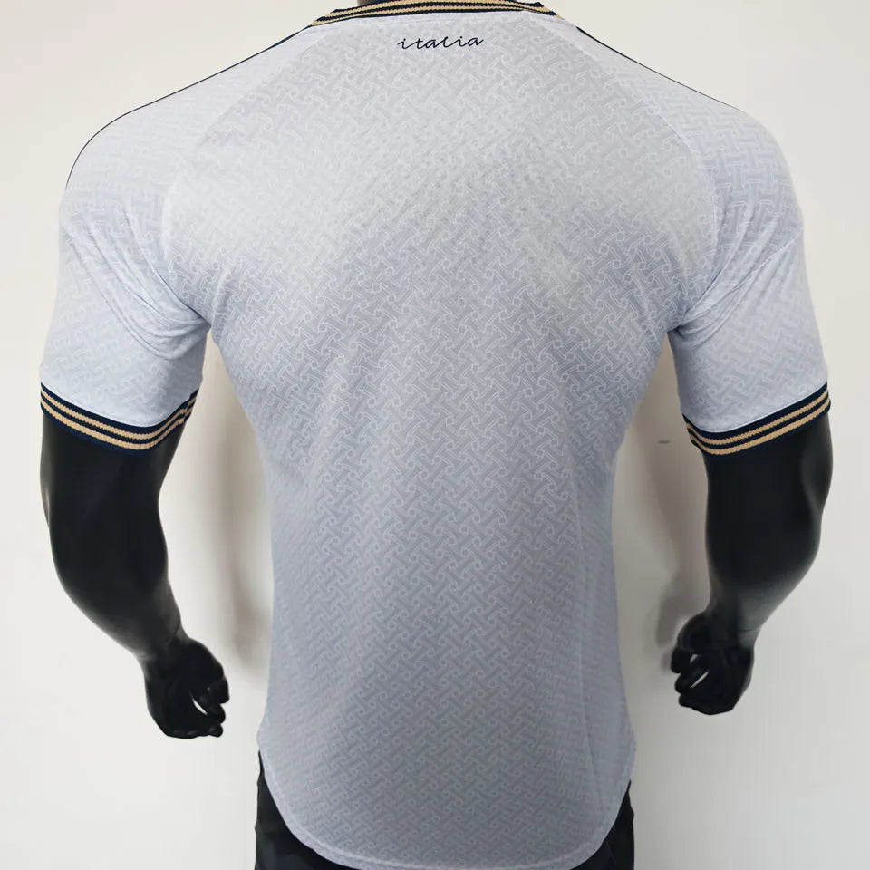 2026/27 Italy Away White Player Version Soccer Jersey Back
