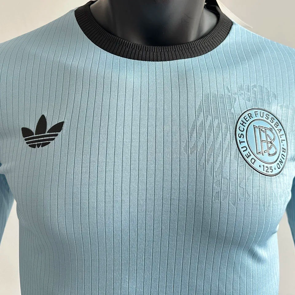 2025 Germany 125Th GK Player Version Long Sleeve Soccer Jersey Detail 1