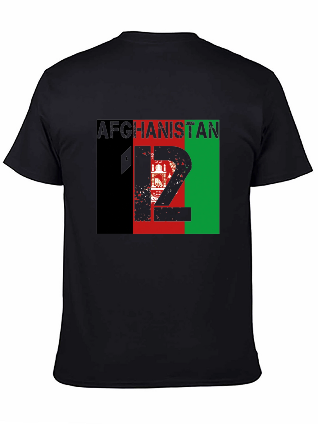 Afghanistan Flag Graphic T-Shirt
