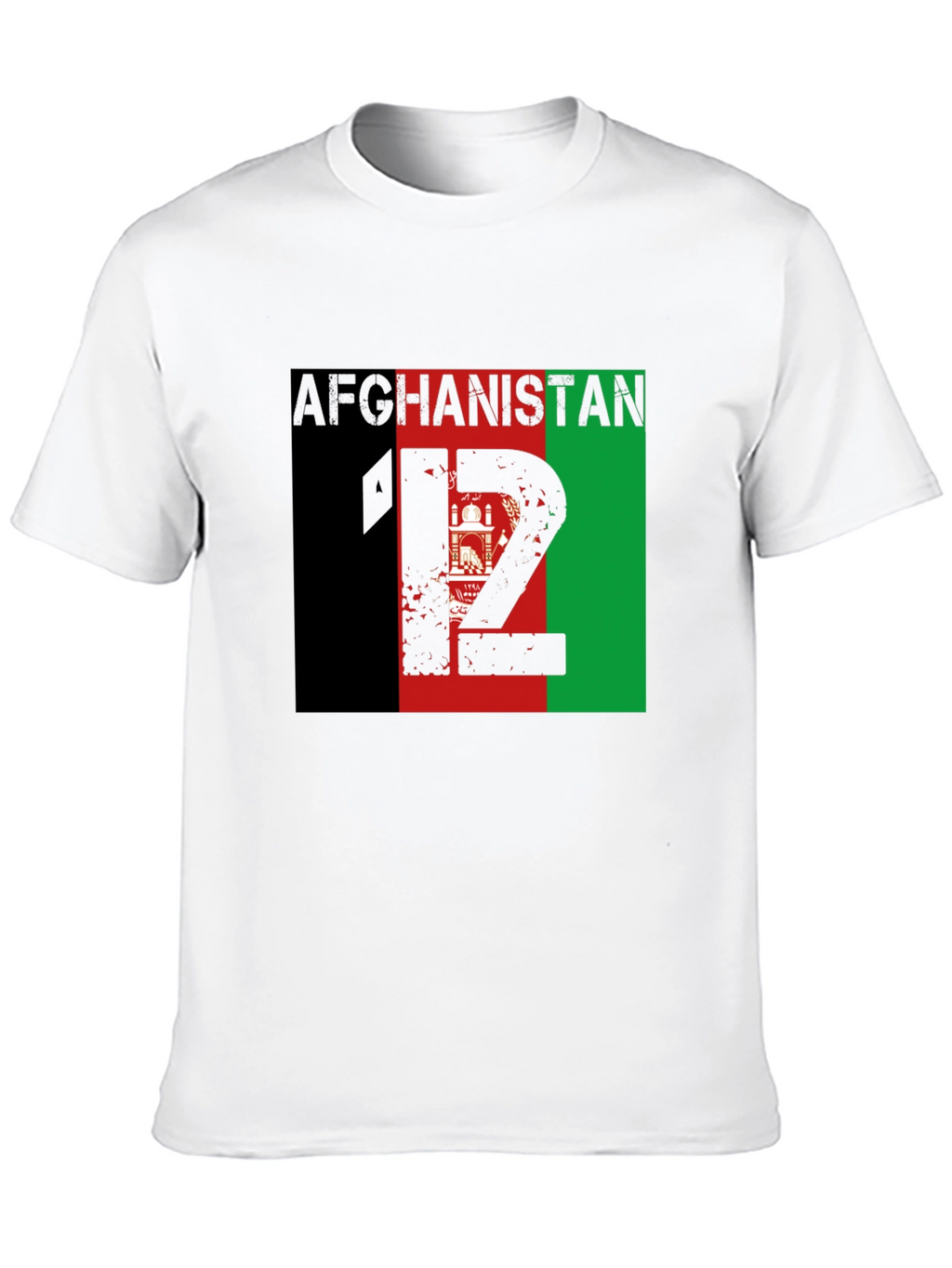 Afghanistan Flag Graphic T-Shirt