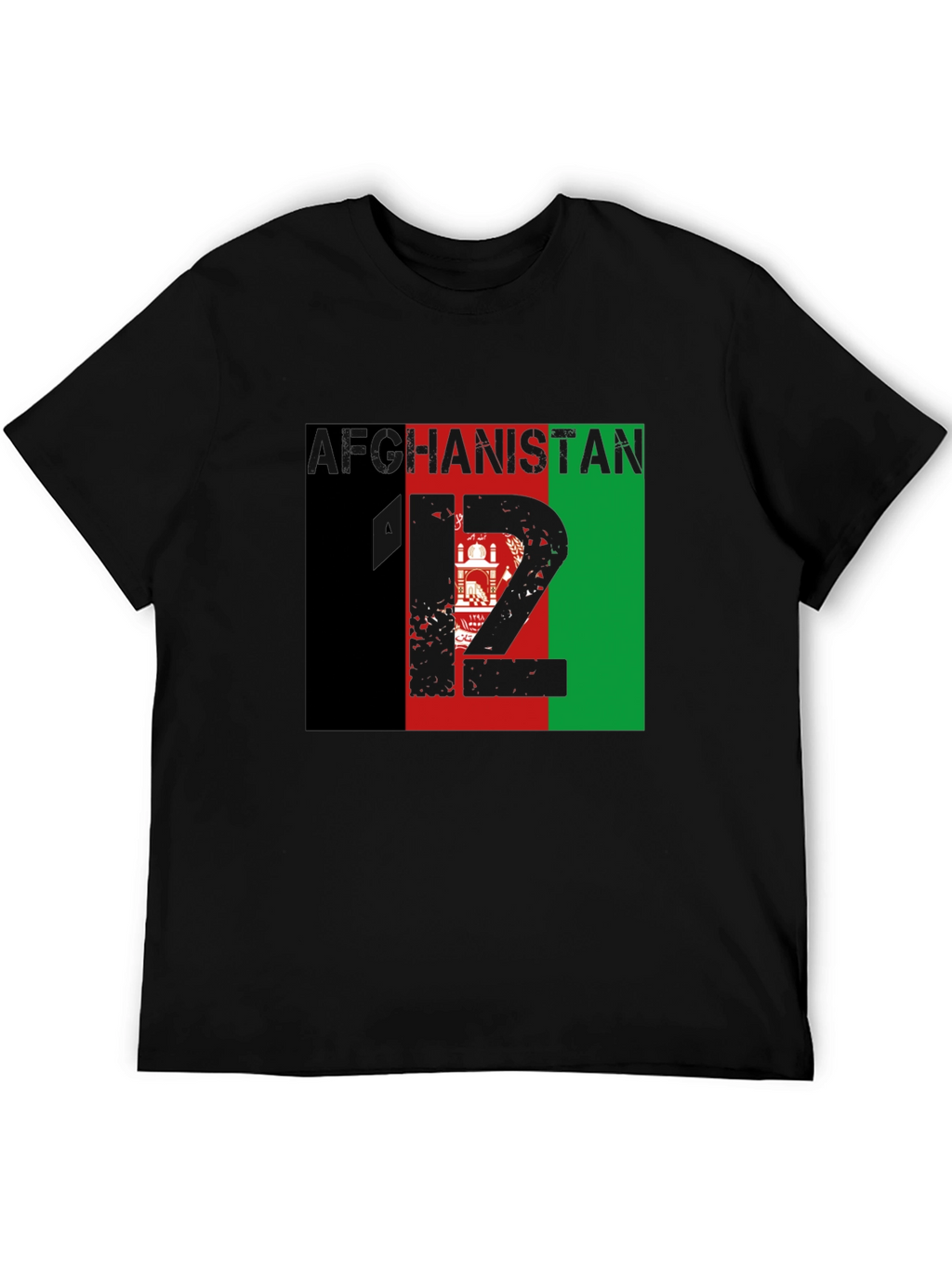 Afghanistan Flag Graphic T-Shirt