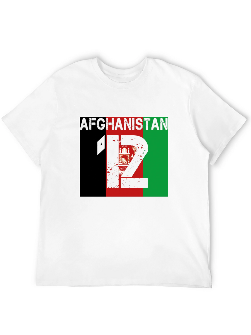 Afghanistan Flag Graphic T-Shirt