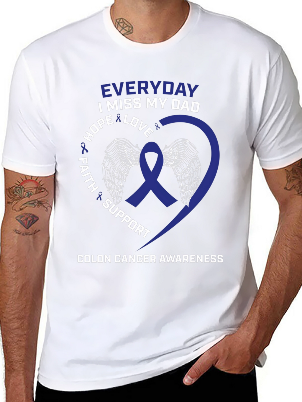 Colon Cancer Awareness T-Shirt - Miss My Dad