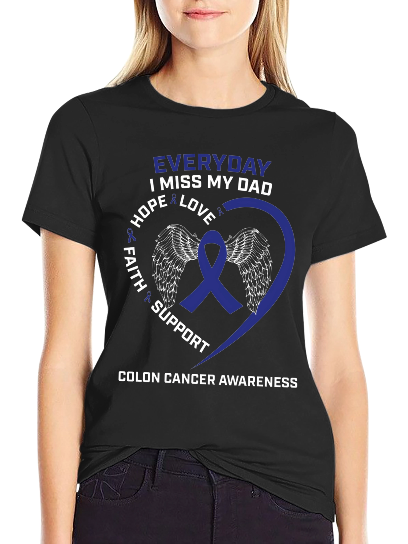 Colon Cancer Awareness T-Shirt - Miss My Dad