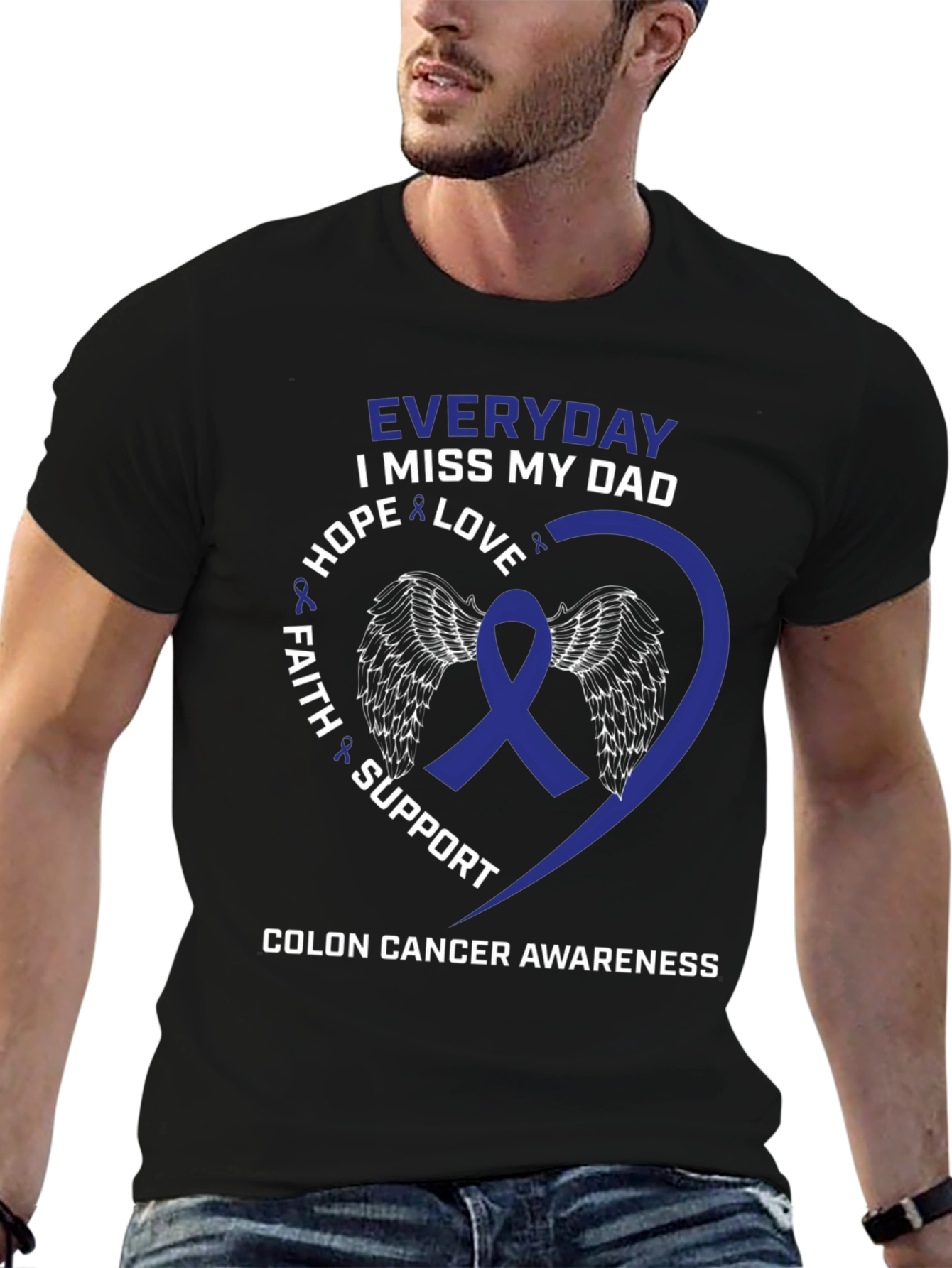 Colon Cancer Awareness T-Shirt - Miss My Dad