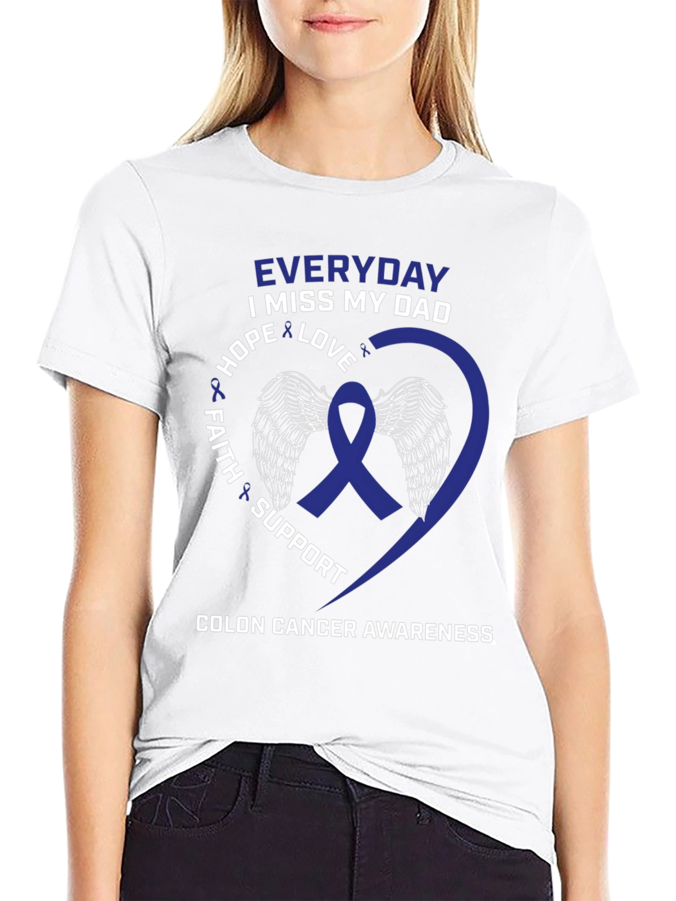 Colon Cancer Awareness T-Shirt - Miss My Dad