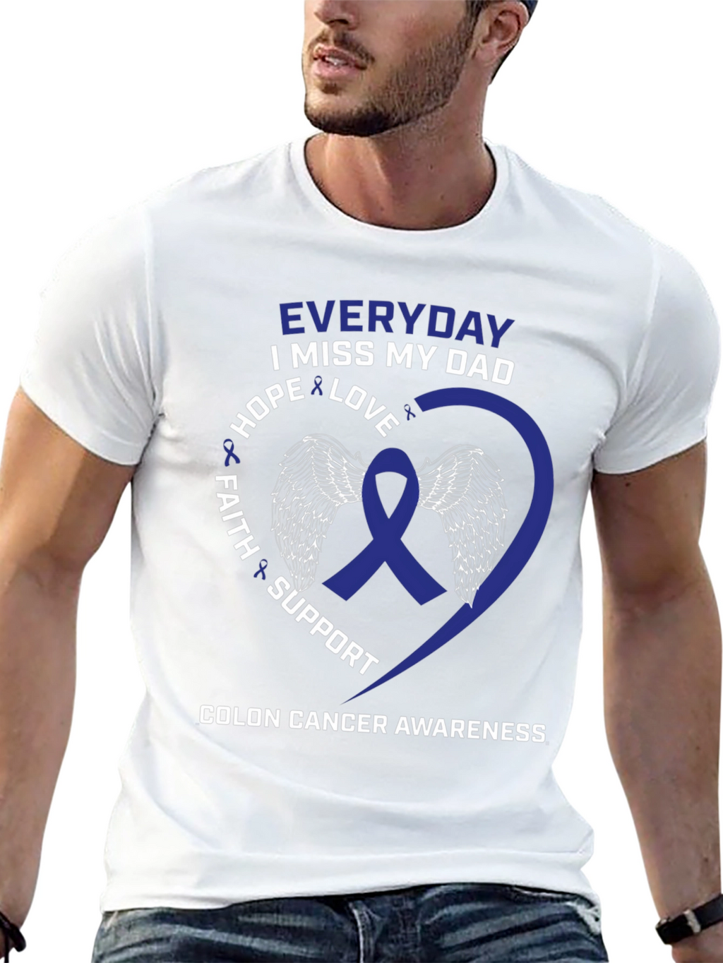 Colon Cancer Awareness T-Shirt - Miss My Dad