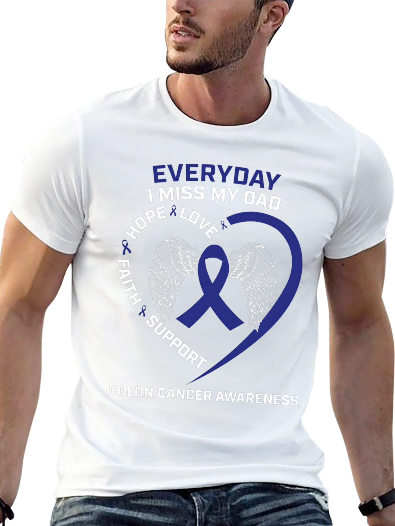Colon Cancer Awareness T-Shirt - Miss My Dad