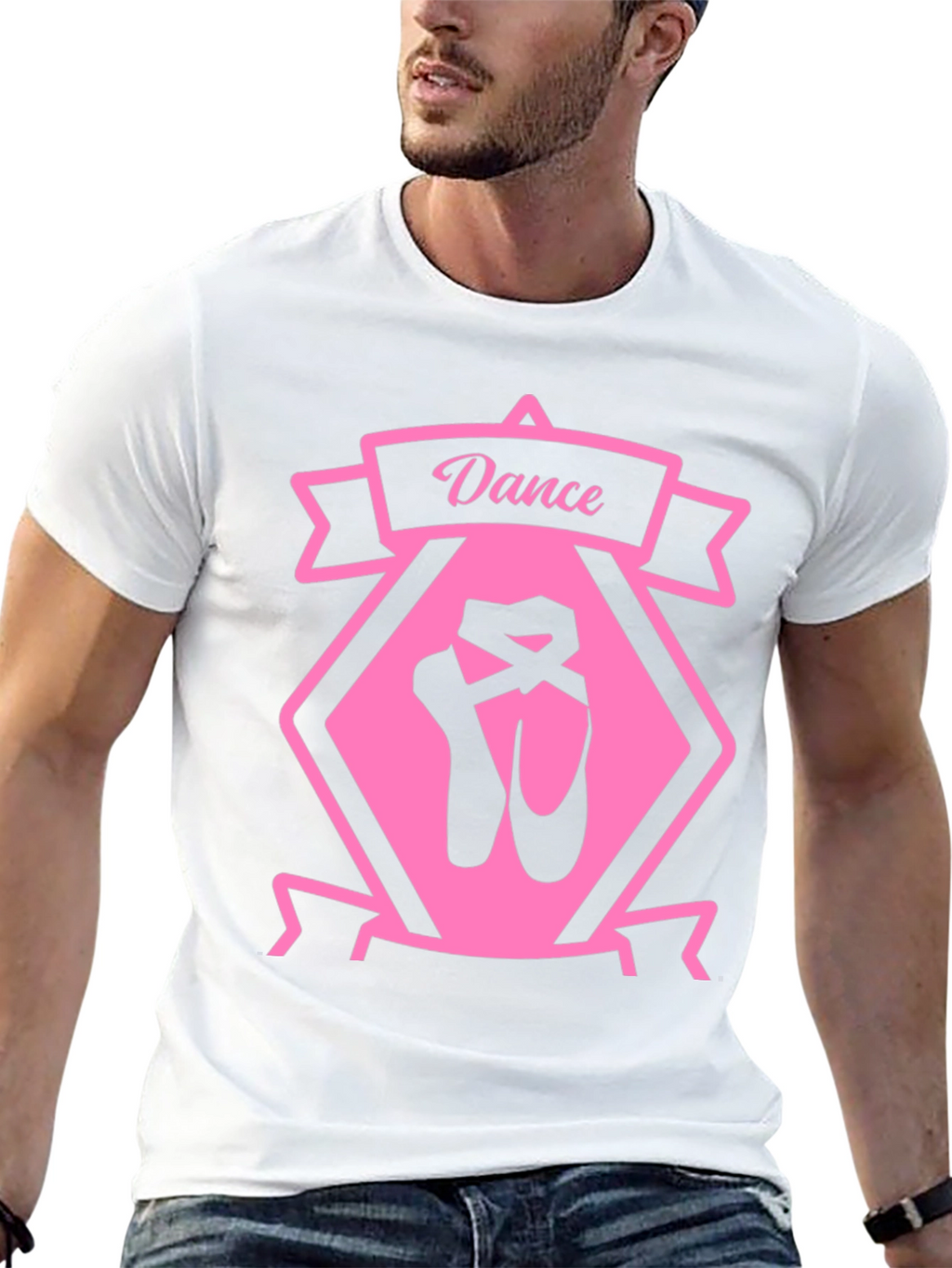 Dance Ballet T-Shirt - Pink Graphic