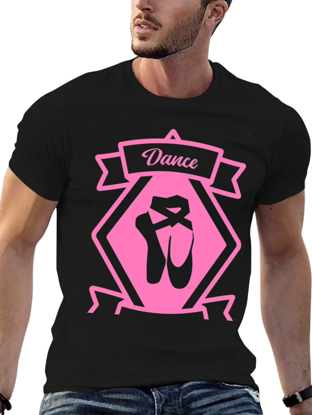 Dance Ballet T-Shirt - Pink Graphic