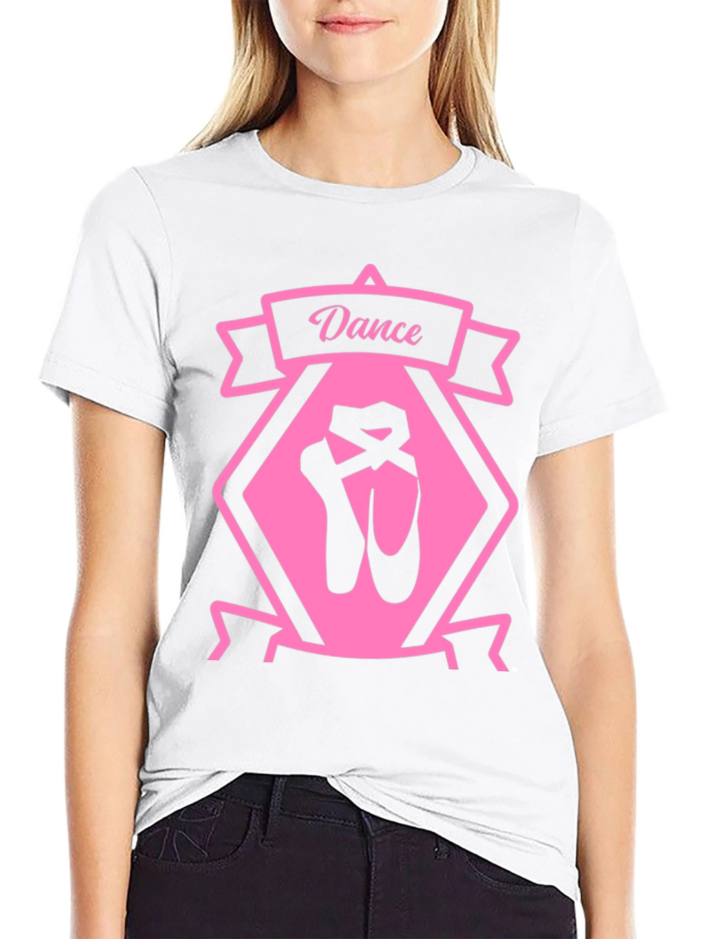 Dance Ballet T-Shirt - Pink Graphic