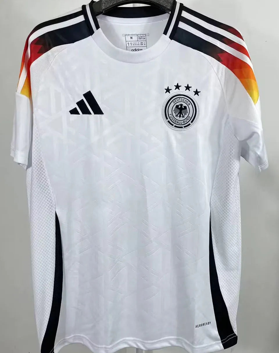HAVERTZ #7 Germany Home White Fans Soccer Jersey 2024/25 ★★ Detail 3