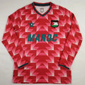 2025 Palestine Retro Style Long Sleeve Soccer Jersey Front