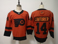Men's Philadelphia Flyers Sean Couturier #14 Orange Player Jerseys