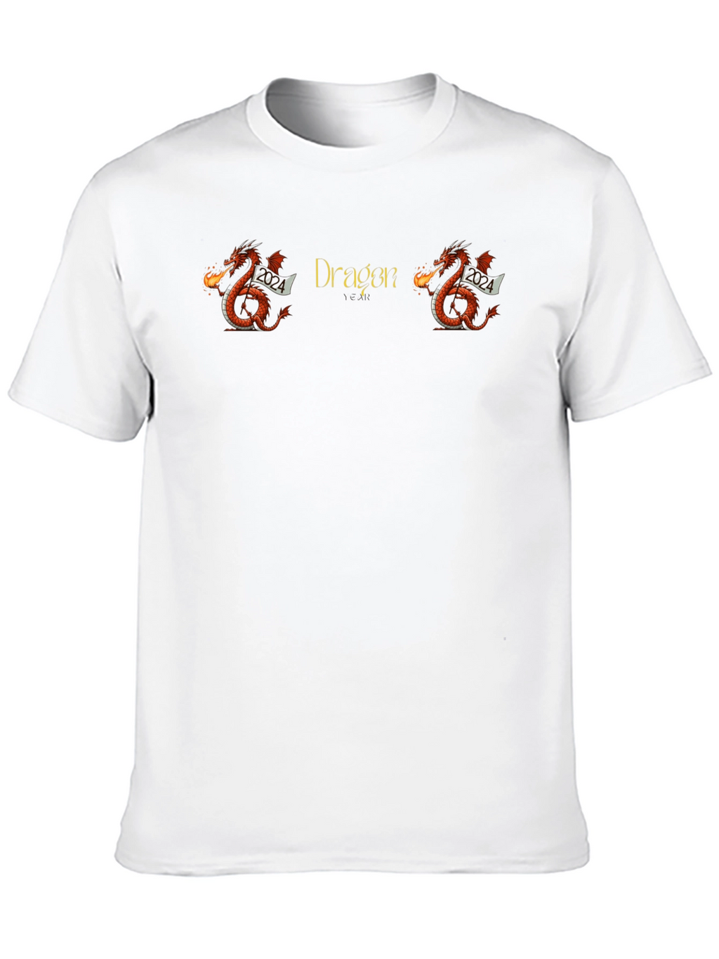 Dragon Graphic Print Black T-Shirt