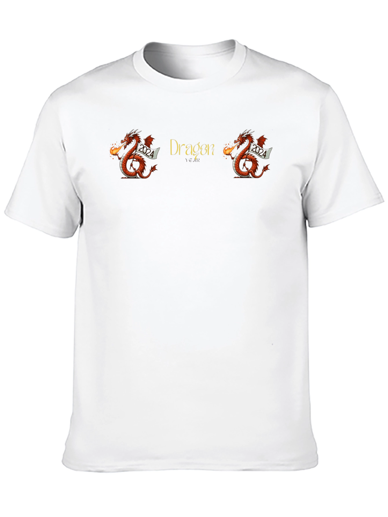 Dragon Graphic Print Black T-Shirt