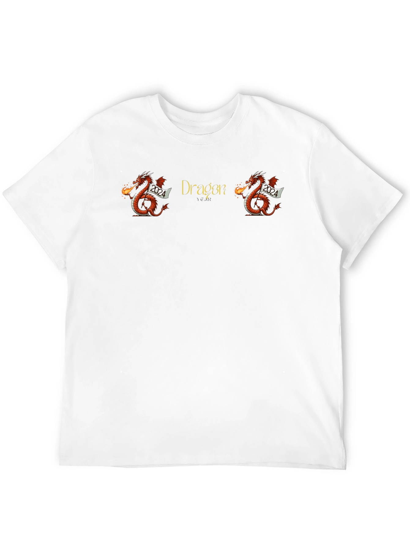 Dragon Graphic Print Black T-Shirt