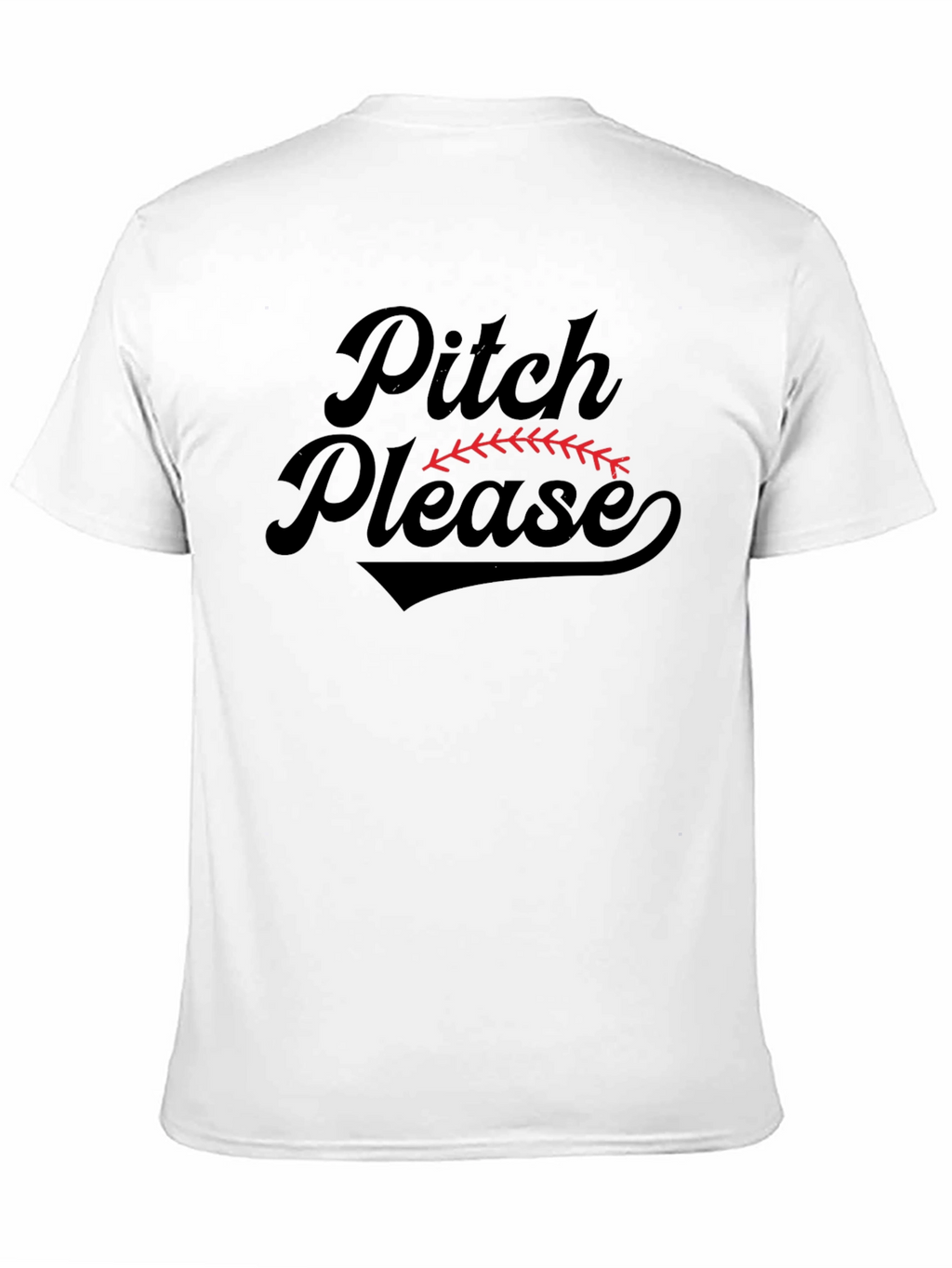 Pitch Please Baseball Graphic T-Shirt