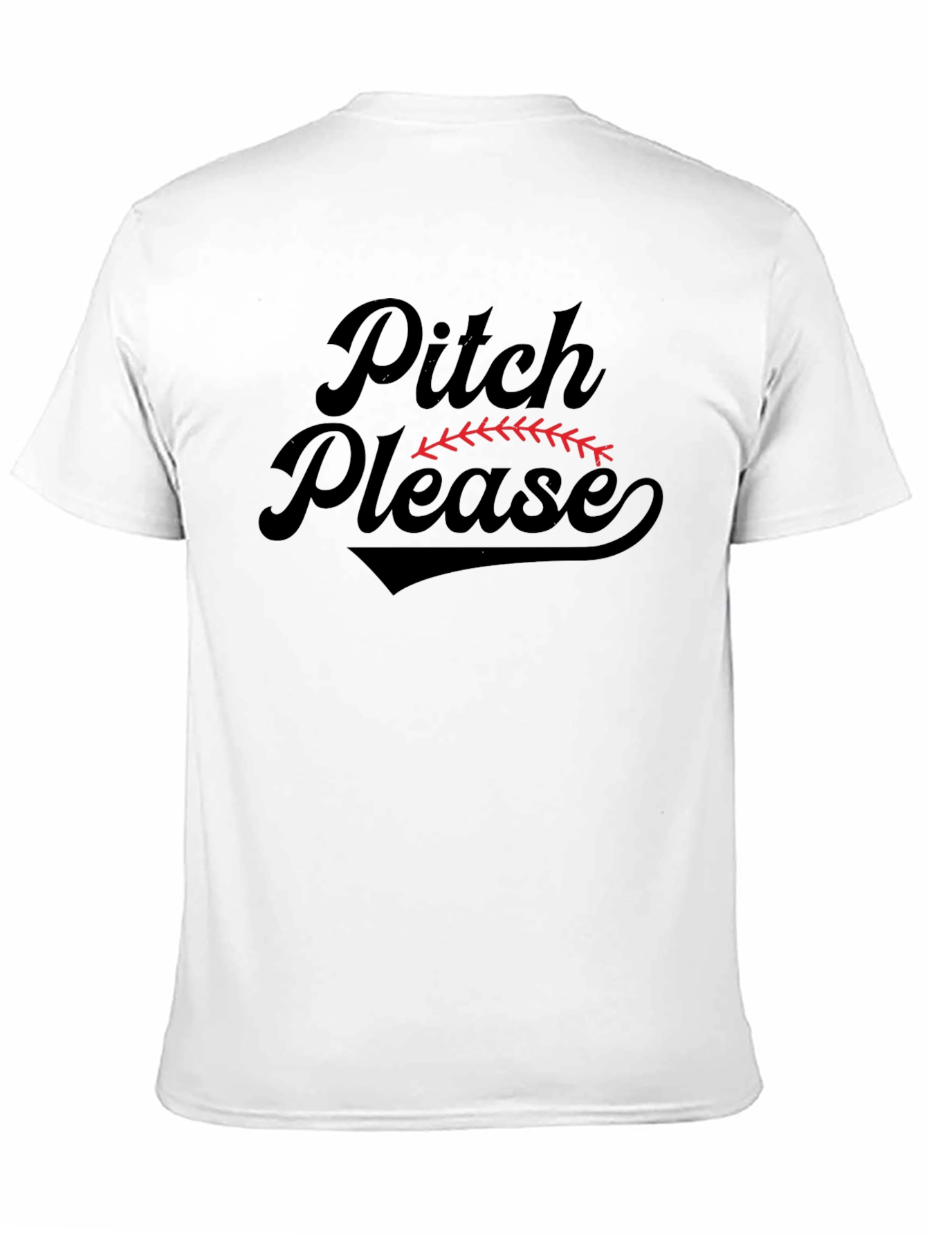 Pitch Please Baseball Graphic T-Shirt