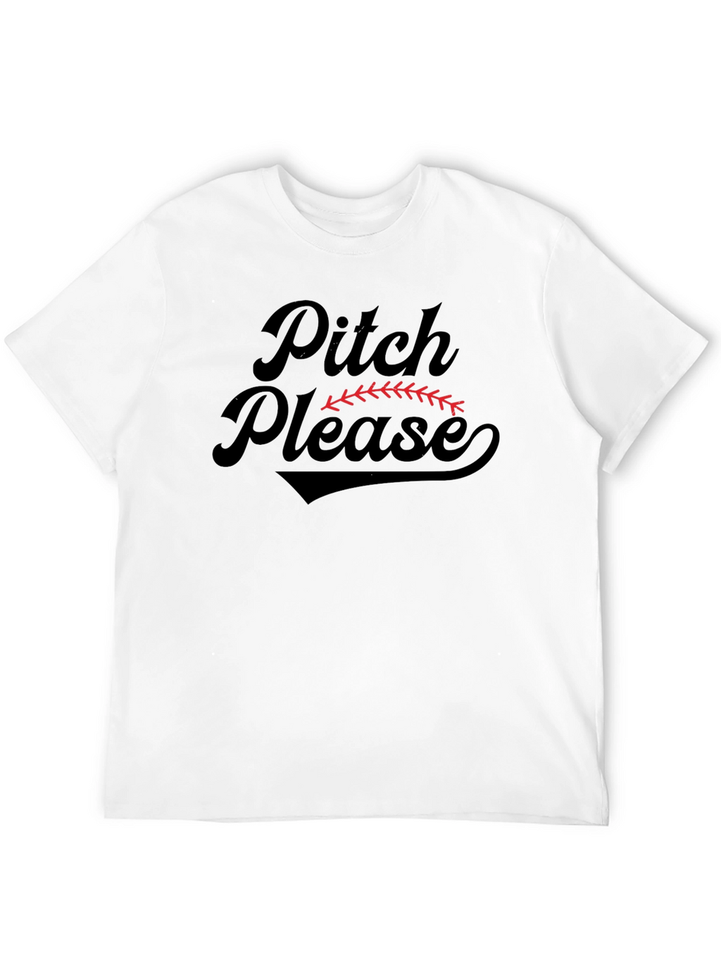 Pitch Please Baseball Graphic T-Shirt